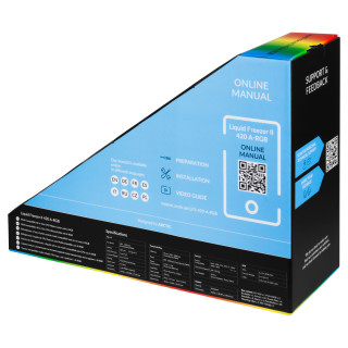 ARCTIC Liquid Freezer II 420 A-RGB Procesor Vodné chladenie typu všetko v jednom 14 cm Čierna 1 kusov PC