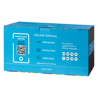 ARCTIC Liquid Freezer II 280 RGB Procesor Súprava vodného chladenia 14 cm Čierna 1 kusov PC