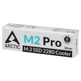 ARCTIC M2 Pro (Silver) M.2 NVMe SSD Chladič / radiátor Strieborná 1 kusov PC