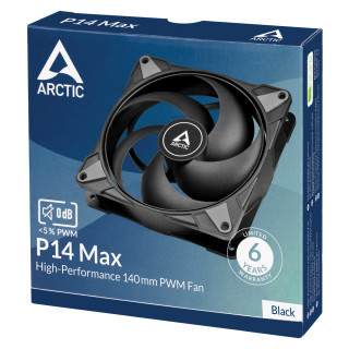 ARCTIC P14 Max Počítačová skriňa Ventilátor 14 cm Čierna PC