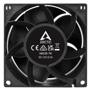 ARCTIC S8038-7K Procesor Ventilátor 8 cm Čierna 4 kusov PC