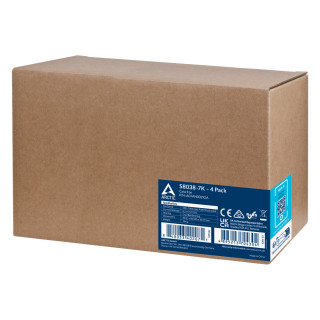 ARCTIC S8038-7K Procesor Ventilátor 8 cm Čierna 4 kusov PC