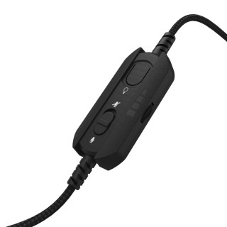 Hama SoundZ 710 7.1 Slúchadlá s mikrofónom Kábel Pres hlavu Hranie USB Typ-A Čierna PC