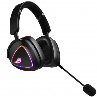 ASUS ROG DELTA II Slúchadlá s mikrofónom Káblový a bezdrôtový Pres hlavu Hranie USB Typ-C Bluetooth Čierna PC