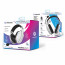 Oniverse Polaris Slúchadlá s mikrofónom Káblový a bezdrôtový Pres hlavu Hranie USB Type-C / USB Type-A Bluetooth Čierna, Biela thumbnail