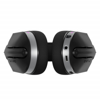Oniverse Polaris Slúchadlá s mikrofónom Káblový a bezdrôtový Pres hlavu Hranie USB Type-C / USB Type-A Bluetooth Čierna PC