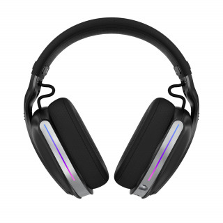 Oniverse Polaris Slúchadlá s mikrofónom Káblový a bezdrôtový Pres hlavu Hranie USB Type-C / USB Type-A Bluetooth Čierna PC