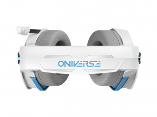 Oniverse Nebula Slúchadlá s mikrofónom Kábel Pres hlavu Hranie USB Typ-A Biela PC