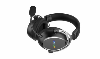 HATOR Hypergang 3 Wireless Slúchadlá s mikrofónom Bezdrôtový Pres hlavu Hranie USB Type-C / USB Type-A Bluetooth Čierna PC