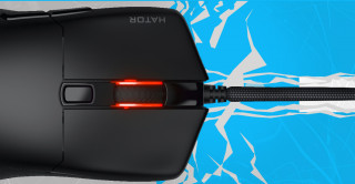 HATOR Pulsar 3 Wireless myš Hranie Všestranný RF Wireless + Bluetooth + USB Type-C Optický 12000 DPI PC