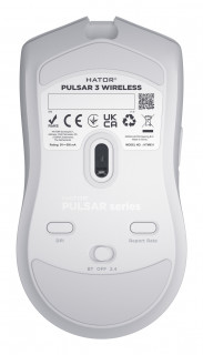 HATOR Pulsar 3 Wireless myš Hranie Všestranný RF Wireless + Bluetooth + USB Type-C Optický 12000 DPI PC