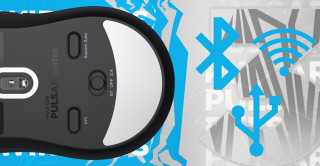 HATOR Pulsar 3 Wireless myš Hranie Všestranný RF Wireless + Bluetooth + USB Type-C Optický 12000 DPI PC