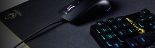 HATOR Tonn XXL Herná podložka pod myš Čierna PC