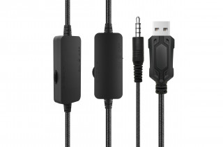 Oniverse Nebula Slúchadlá s mikrofónom Kábel Pres hlavu Hranie USB Typ-A Azúrová, Ružová PC