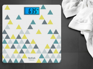 Tefal PP1536V0 Classic Scandinavian Sprit pattern white personal scale Home