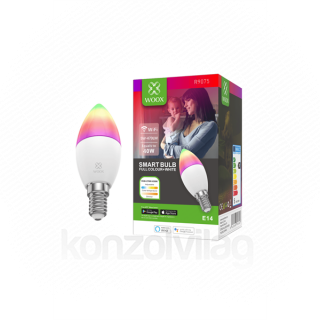 Woox Smart Home LED bulb - R9075 (E14, RGB+CCT, 30.000h, 5Watt, 470LM, 2700-6500K) Home