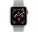 Apple Watch 44mm silver White sport strap thumbnail