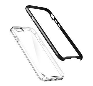 Spigen SGP Neo Hybrid Crystal Apple iPhone SE(2020)/8/7 Jet Black back cover case Mobile