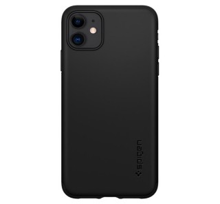 Spigen Thin Fit 360  Apple iPhone 11 Black case, Black Mobile