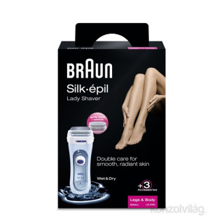 Braun Silk&Soft LadyShaver LS5160 women razor Battery Powered Home