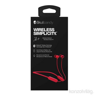 Skullcandy S2JPW-M010 JIB+ Black/Red Bluetooth neck strap headset Mobile
