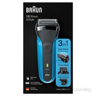 BRAUN 310BT WD/blue  - black/razor Home
