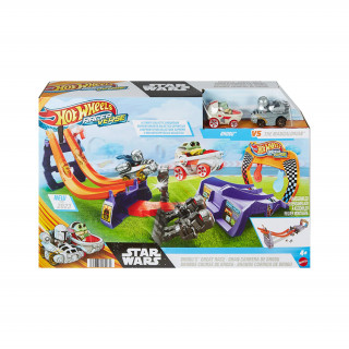 Hot Wheels -  Racerverse Star Wars Track Set With 2 Racers (HPL32) Hračka