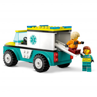 LEGO City Sanitka a snowbordista (60403) Hračka