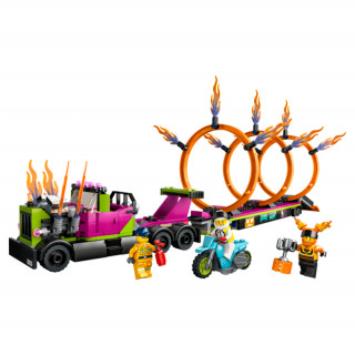 LEGO City Ťahač s ohnivými kruhmi (60357) Hračka