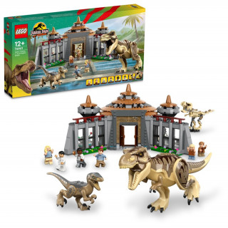 LEGO Jurassic World Stredisko pre návštevníkov: útok T-rexa a raptora (76961) Hračka