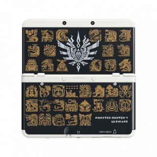 New Nintendo 3DS Cover Plate (Monster Hunter 4 Black) 3DS