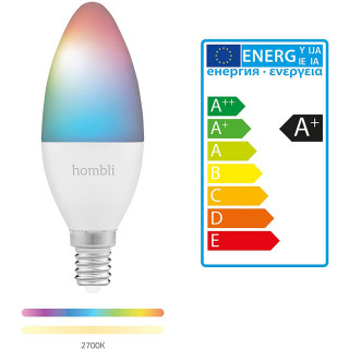 Hombli Smart Bulb E14 RGB + WW Home