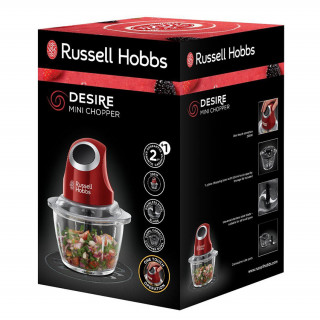 Russell Hobbs 24660-56 Desire red mini chopper Home