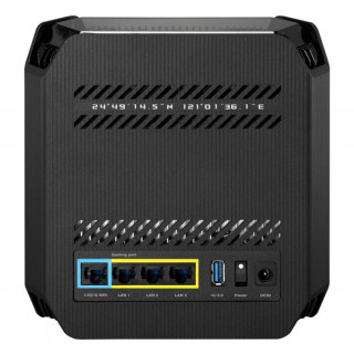 ASUS ROG Rapture Tri-Band WiFi router - Čierna (GT6 1-PK BLACK) PC