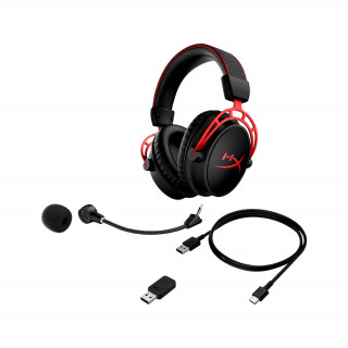 HyperX Cloud Alpha - Wireless Gaming Headset (Red-Black) (4P5D4AA) PC
