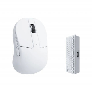 Keychron M4 4K optická Bluetooth/bezdrôtová myš biela PC