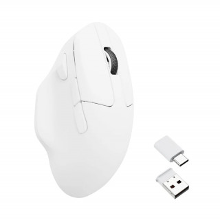 Keychron M7 optická Bluetooth/bezdrôtová/USB myš biela PC