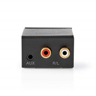 Nedis ACON2510BK digitálno-analógový konvertor, digitálny koaxiálny RCA vstup - 2x RCA výstup PC