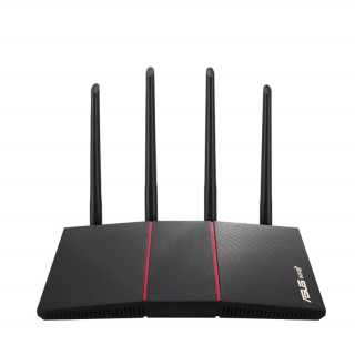 ASUS RT-AX55 ČIERNY WI-FI ROUTER (2,4 GHz / 5 GHz) Gigabit Ethernet  PC