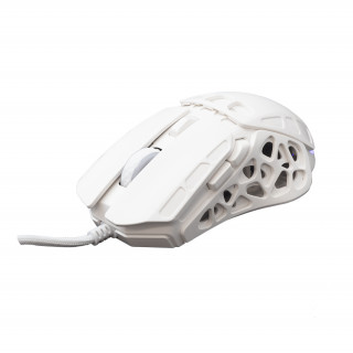 WHITE SHARK ECTOR-W GM-5016W RGB herná myš, 12 200 dpi, 7 tlačidiel biela PC