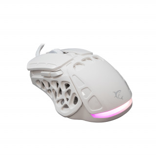 WHITE SHARK ECTOR-W GM-5016W RGB herná myš, 12 200 dpi, 7 tlačidiel biela PC