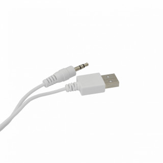 WHITE SHARK MOOD Reproduktor, 2.2, 16W, LED, biely PC
