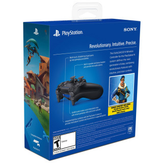 Playstation 4 (PS4) Dualshock 4 ovládač (čierny) + ako bonus Fortnite PS4