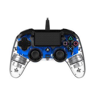 PlayStation 4 (PS4) Nacon Wired Compact káblový ovládač (Illuminated) (blue) PS4