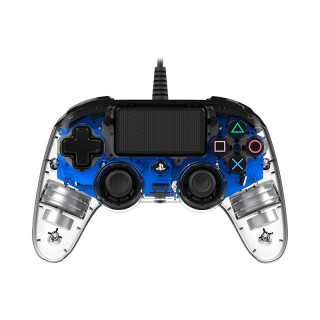 PlayStation 4 (PS4) Nacon Wired Compact káblový ovládač (Illuminated) (blue) PS4