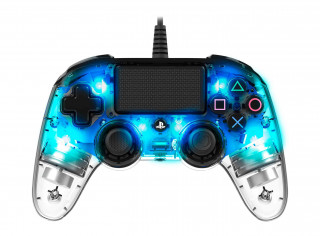 PlayStation 4 (PS4) Nacon Wired Compact káblový ovládač (Illuminated) (blue) PS4