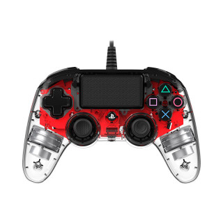 Nacon Wired Compact Controller (Illuminated) - ps4hwnaconwicccred PS4