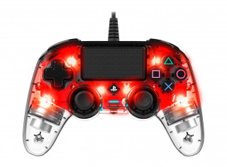 Nacon Wired Compact Controller (Illuminated) - ps4hwnaconwicccred PS4
