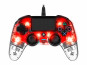 Nacon Wired Compact Controller (Illuminated) - ps4hwnaconwicccred thumbnail