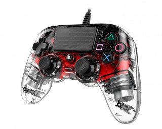 Nacon Wired Compact Controller (Illuminated) - ps4hwnaconwicccred PS4